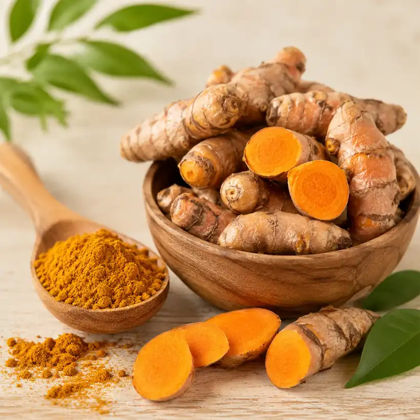 خلاصة الكركم الغنية بمضادات الأكسدة
